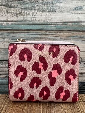 Kate Spade New York Pebbled Leather Mini Slim Bifold Wallet